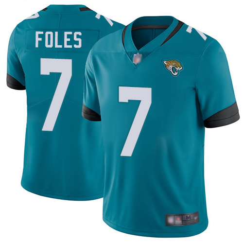 Jacksonville Jaguars #7 Nick Foles Teal Green Alternate Youth Stitched NFL Vapor Untouchable Limited Jersey->youth nfl jersey->Youth Jersey